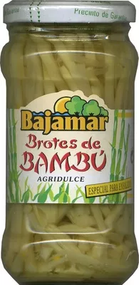 Brotes de bambú en láminas Bajamar 280 g (neto), 140 g (escurrido), 314 ml, code 8410465003492