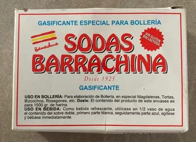 Gasificante Sodas Barrachina , code 8410485012023