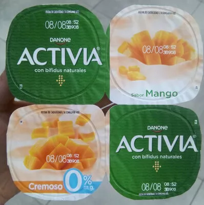 Yogur sabor mango Danone 480 g (4x120g), code 8410500017705