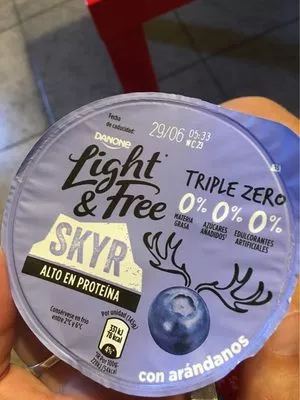 Light &free skyr Light & Free, Danone , code 8410500022327