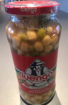 Garbanzos con verduras Luengo 570 g neto, 400 g escurrido, 580 ml, code 8410505516623