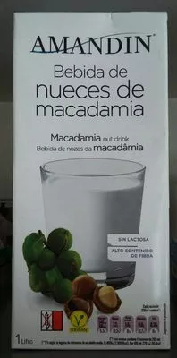 Bebida de nueces de macadamia Amandín 1 l, code 8410509000067