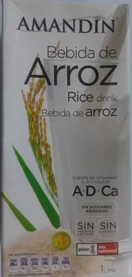 Boisson de riz Amandín 1 l, code 8410509000333