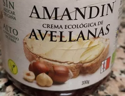 Crema Ecológica de Avellanas amandin , code 8410509002627