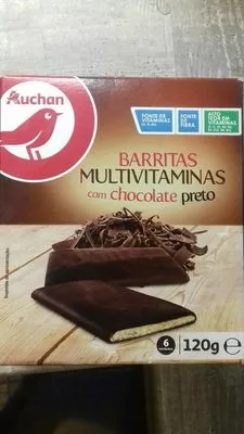 Barritas multivitaminas con chocolate negro auchan , code 8410536010091