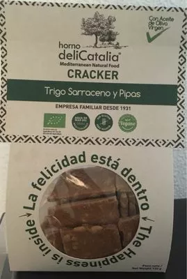 Cracker trigo sarraceno y pipas  125 g, code 8410575600628