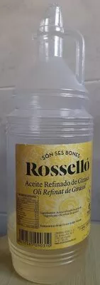 Aceite refinado de girasol rossello , code 8410585090310