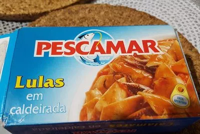 Calmars En Sauce Americane Pescamar. Pescamar 555 g (5 * 111 g) / 360 g (5 * 72 g égouttés), code 8410599004303