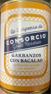 Garbanzos con bacalao de Islandia pescado con anzuelo consorcio , code 8410628462050