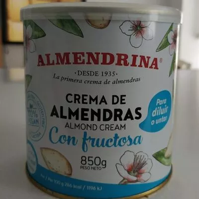 Crema de almendras almendrina , code 8410636000398