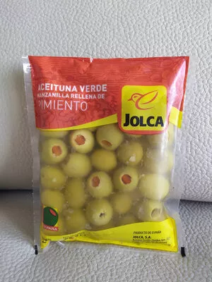 Aceituna verde rellena de pimiento Jolca , code 8410667008509