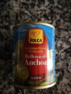 Aceitunas rellenas de anchoa Jolca , code 8410667020549