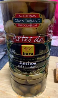 Aceitunas verde rellenas de anchoa del cantabrico Jolca , code 8410667020693