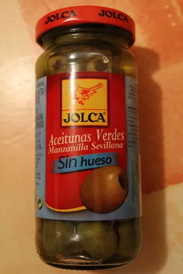 Aceitunas verdes manzanilla sin hueso Jolca 230 g (neto), 110 g (escurrido), code 8410667020877