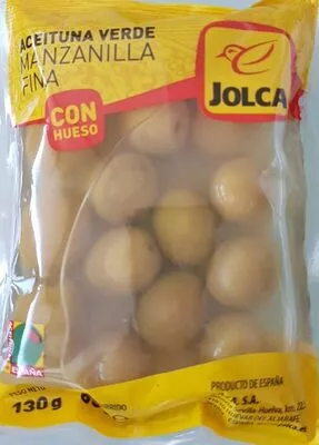 Aceituna Verde (Manzanilla Fina) Jolca 130 g, code 8410667021096