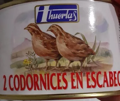 2 codornices en escabeche Huertas , code 8410683120018