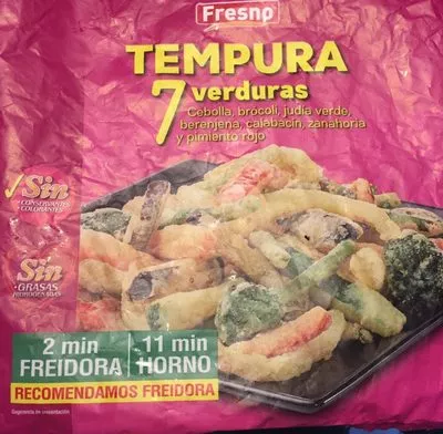 Tempura 7 verduras Fresno 400 g, code 8410705033432