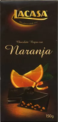 Chocolate negro con naranja 70% cacao Lacasa 150 g, code 8410740015073