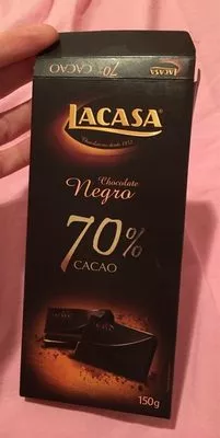 Tableta de chocolate negro 70% cacao Lacasa 150 g, code 8410740015127