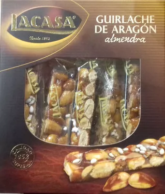 Guirlache de Aragón almendra Lacasa 240 g (8 porciones), code 8410740019347