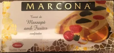 Turrón de mazapán con frutas confitadas Marcona , code 8410740902311