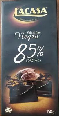 Chocolat noir 85% Lacasa 150 g, code 8410740904940