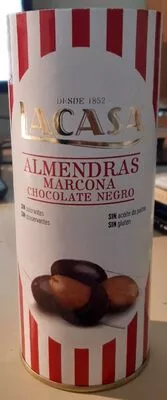 Almendras marcona chocolate negro Lacasa , code 8410740912365