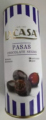 Pasas con chocolate negro Lacasa , code 8410740912389