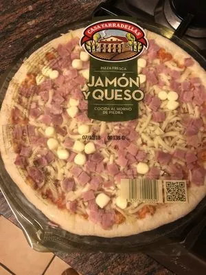 Pizza jamon y queso Casa Tarradellas 405g, code 8410762220059