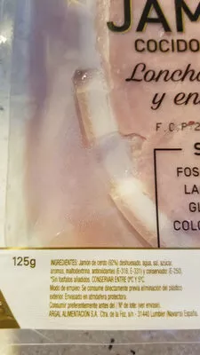 Jamón cocido extra Argal , code 8410764015073