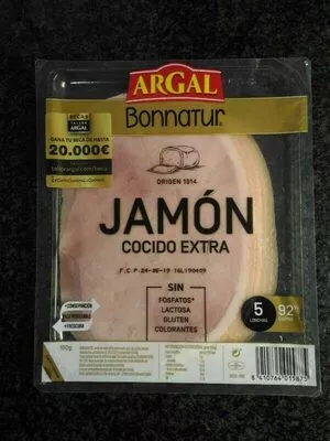 Jamón cocido extra Argal , code 8410764015875