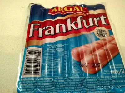 Salchicha Frankfurt Argal 140g, code 8410764050500