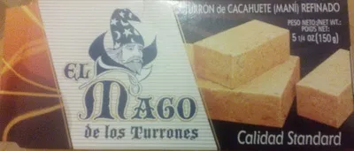 Turron de cacahuete refinado El Mago de los Turrones 150g, code 8410771940061