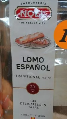 Lomo español tradicional recipe Noel 80g (20 tranches), code 8410783327188