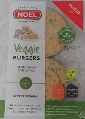 BURGERS DE HUMMUS CON SETAS Noel 180 g, code 8410783405510