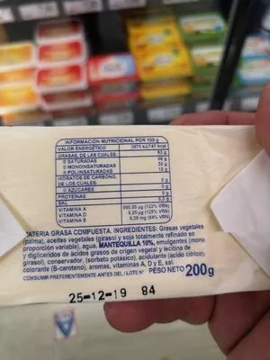 Margarine  200 g, code 8410785101021