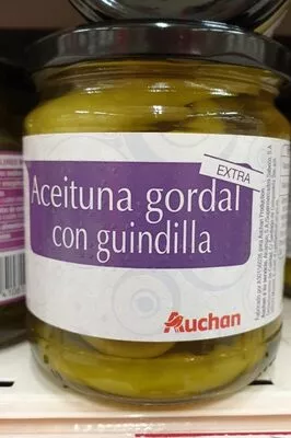 Aceituna gordal con guindilla Auchan , code 8410813217175