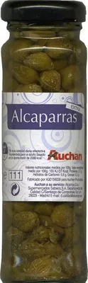 Alcaparras "Auchan" Auchan 110 g (neto), 60 g (escurrido), 111 ml, code 8410813217243