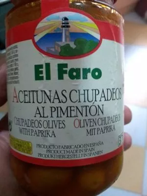 Aceitunas chupadeos al pimentón El Faro , code 8410813223688