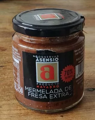 Mermelada de fresa extra Conservas Asensio , code 8410824800106