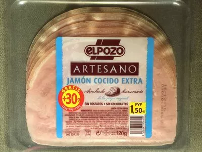 El Pozo Artesano Jamón Cocido Extra El Pozo 120g, code 8410843016410