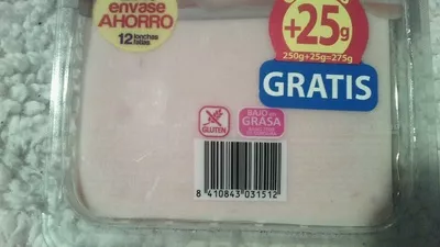 Lonchas de pavo elpozo 275 gr, code 8410843031512