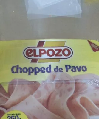 Chopped de Pavo ElPozo 250g, code 8410843036081