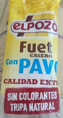 Fuet casero con pavo Elpozo , code 8410843102526