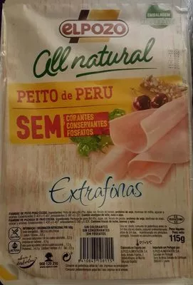 Jambon Peito de Peru Elpozo 115 g, code 8410843108115