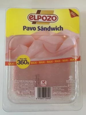 Pavo sandwich Elpozo , code 8410843108948