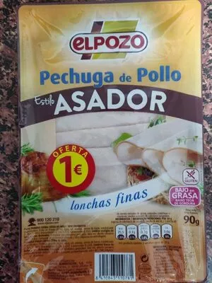 Pechuga de pollo estilo asador elpozo , code 8410843110781