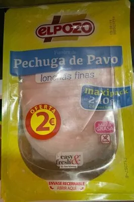 Pechuga de pavo loncha finas  , code 8410843123576