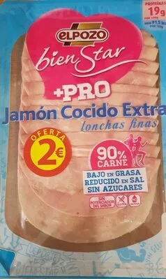 Jamon cocido Extra bienestar El Pozo , code 8410843124757