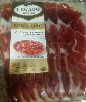 Paleta de cerdo ibérica 50% Raza ibérica legado iberico , code 8410843130703